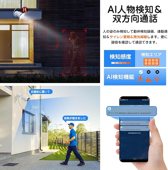 楽天市場】☆限定12％OFFクーポン！☆ 増設用 防犯カメラ POE 500万