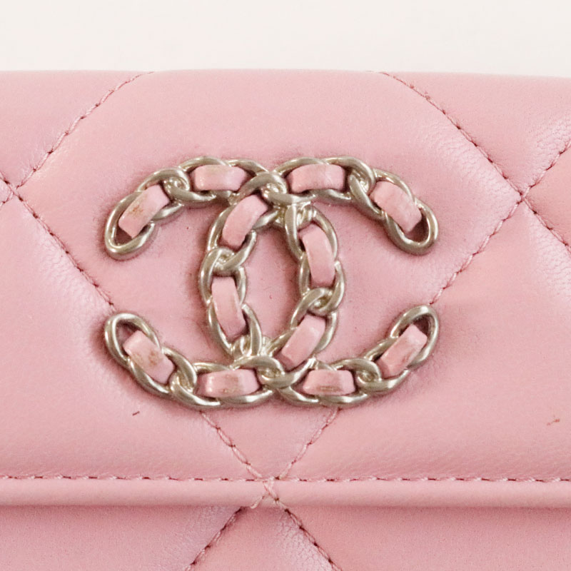 楽天市場】【中古】シャネル 財布 レディース 3つ折り財布 ピンク