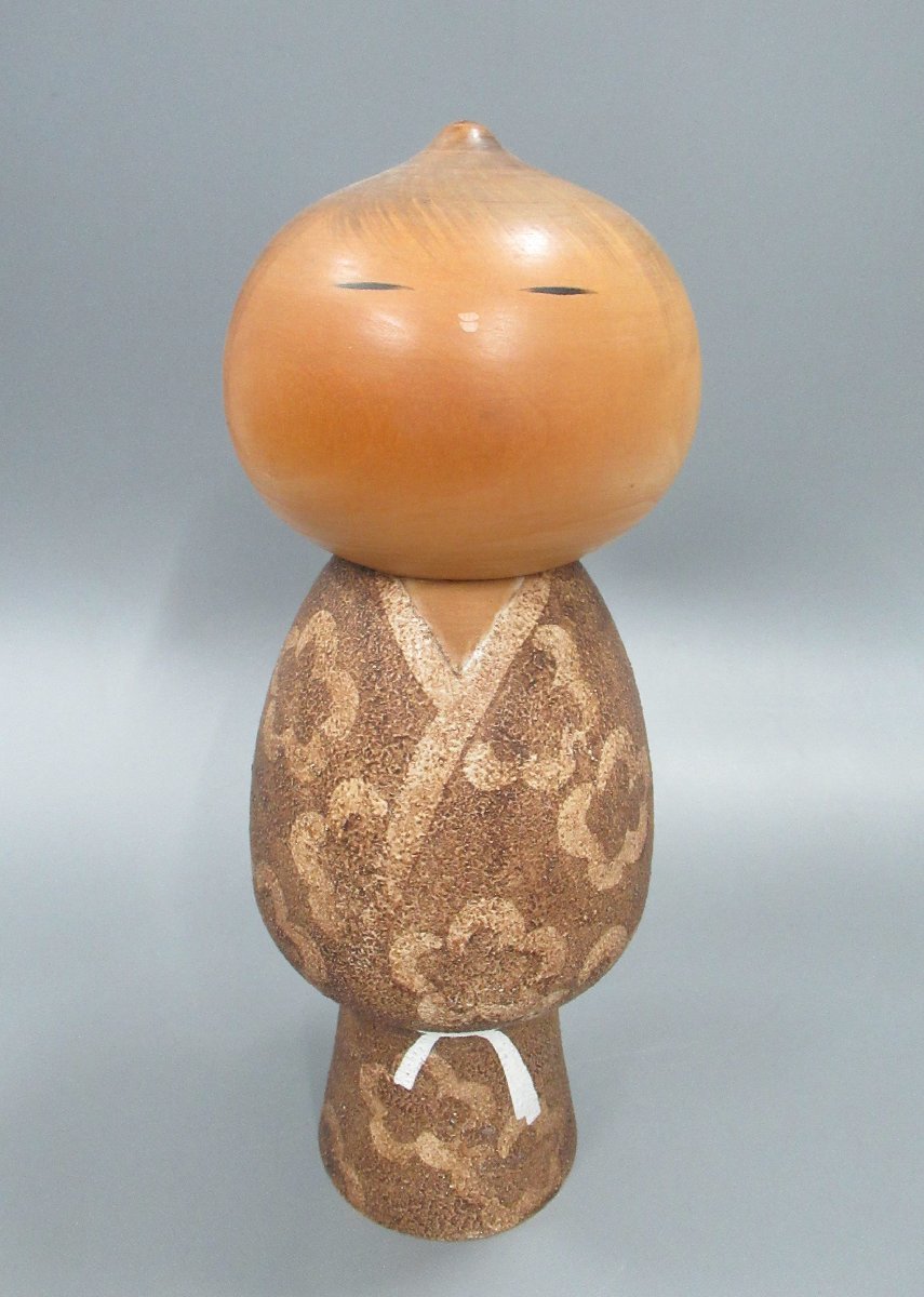 伝統工芸 工芸美術 ＊近代こけし 創作こけし ＊渡辺正雄 「稚児桜