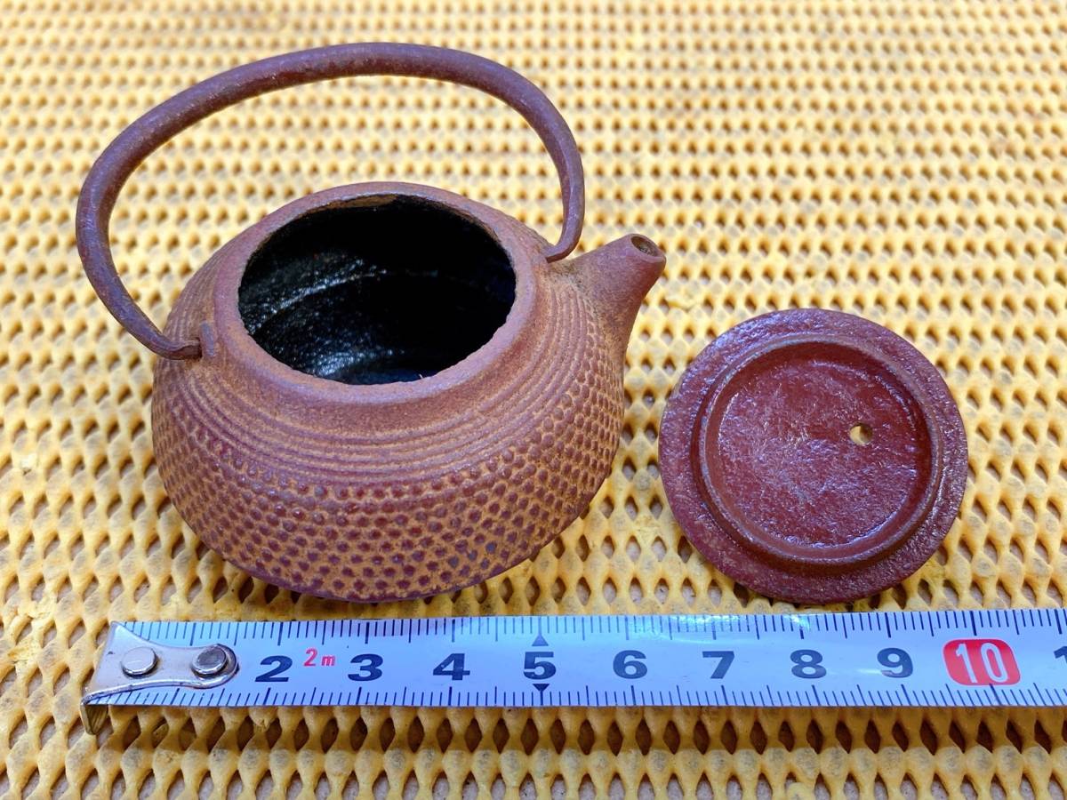 南部鉄瓶 鍋元造桜鉄瓶 【極上品】紙箱入り/お茶道具 新品】お茶道具