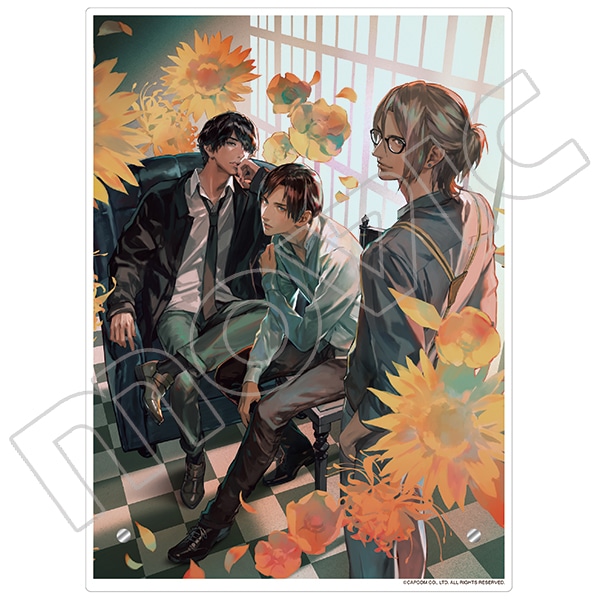 囚われのパルマ ハルト アオイ チアキ クリアファイル カプコンカフェ