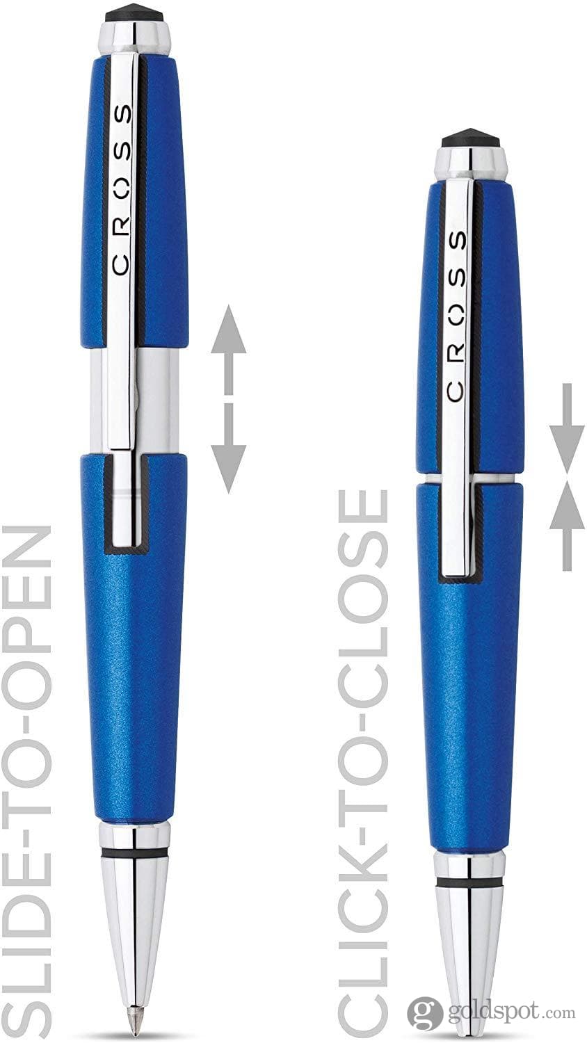 Cross Edge Capless Rollerball Pen in Nitro Blue - Goldspot Pens