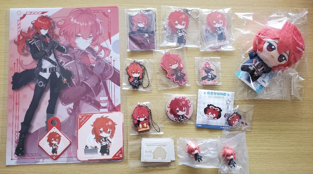 原神　ディルック　25点セットまとめ売り 原神 ディルック イメージファッション ジーンズ 特典付き Genshin