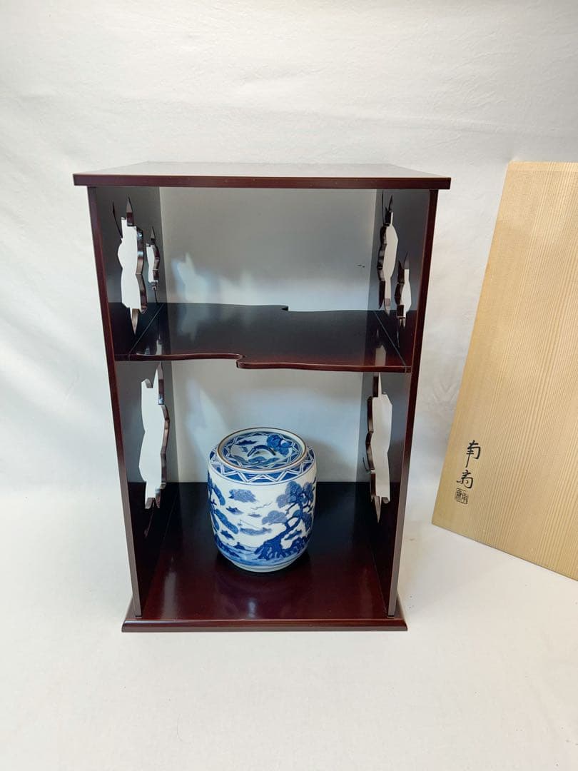 茶道具秋泉棚淡々斎好写