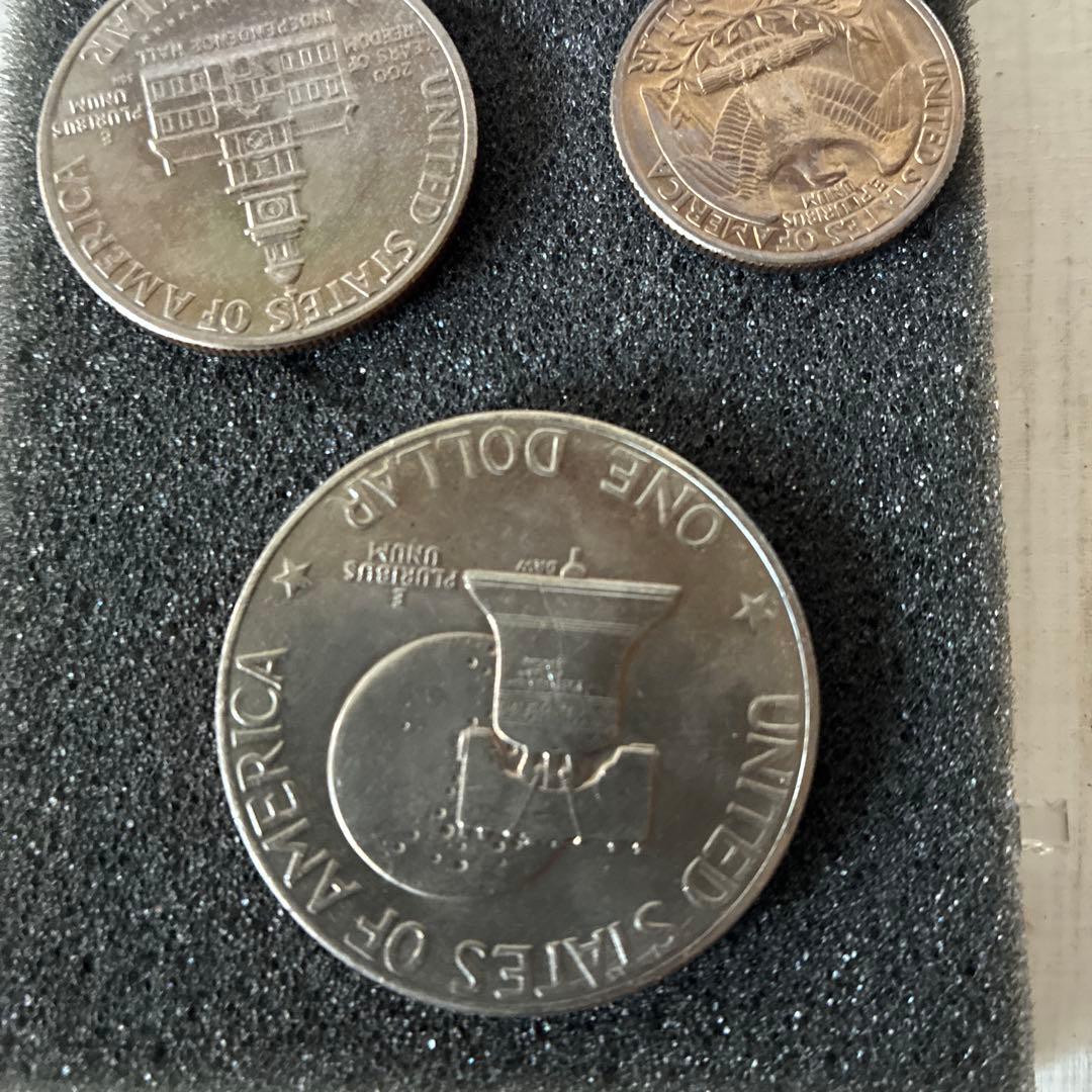1976年記念硬貨セット アイゼンハワー 1ドル硬貨 アメリカ独立200周年